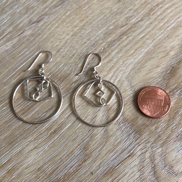 Dangling Hoops - Picture 2 of 2